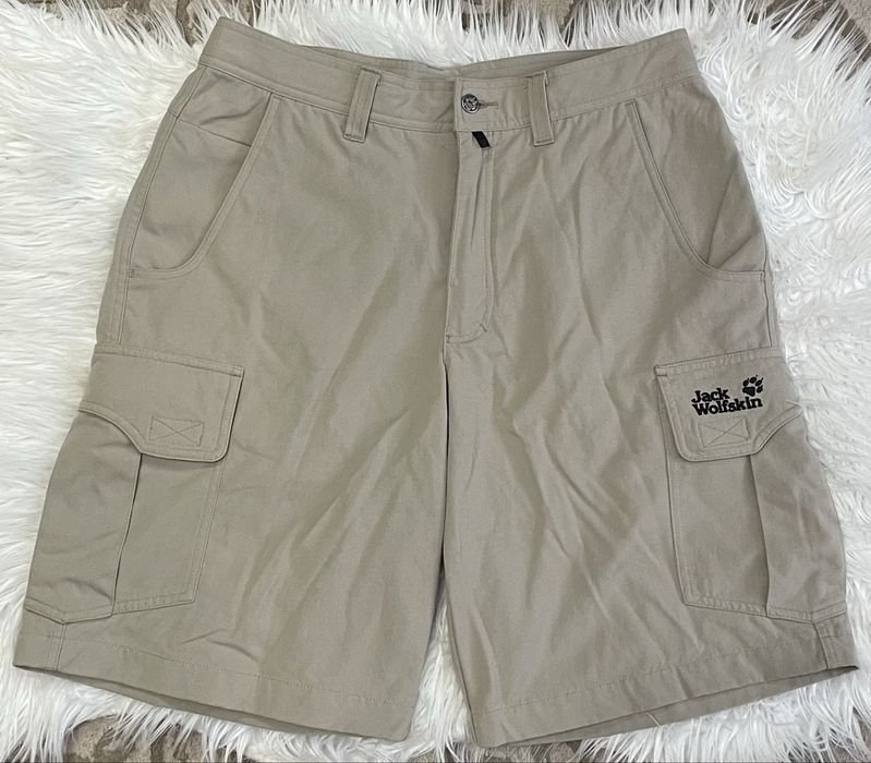 Uomo Jack Wolfskin Shorts Cargo Beige 32