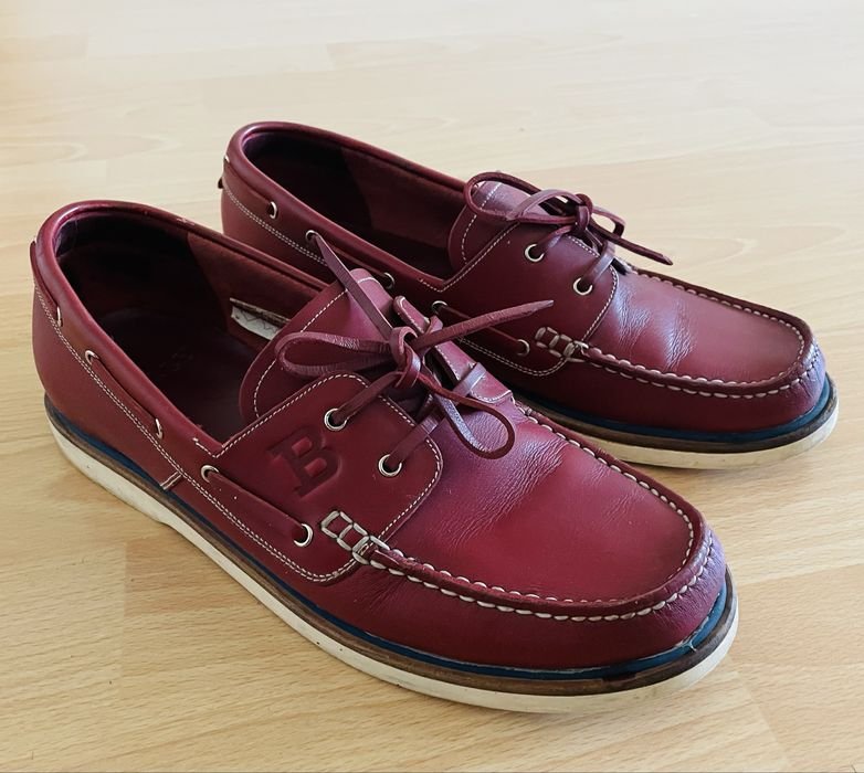 Herren ECCO Slipper Burgunder Leder 40