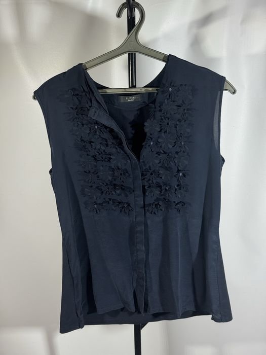 Donna Ralph Lauren Camicia Blu Navy 38