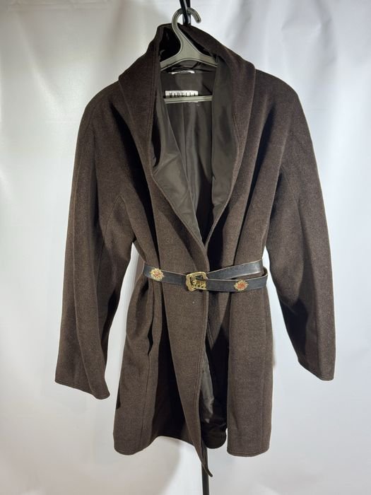 Donna Ralph Lauren Cappotto Marrone Cashmere 38