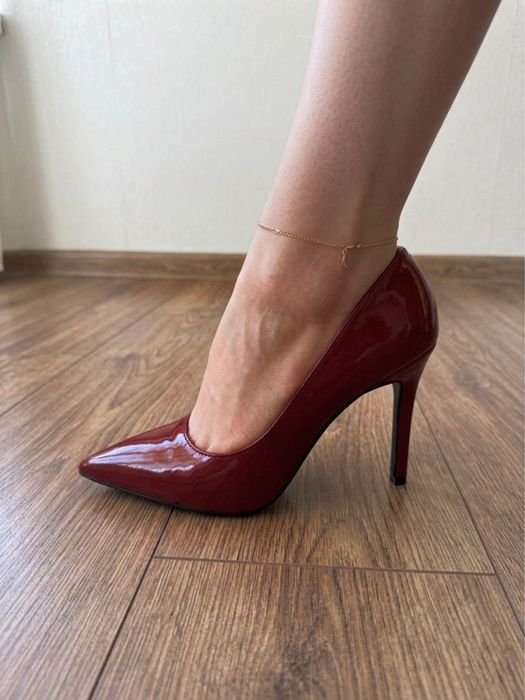 Frauen Absätze Rot 37