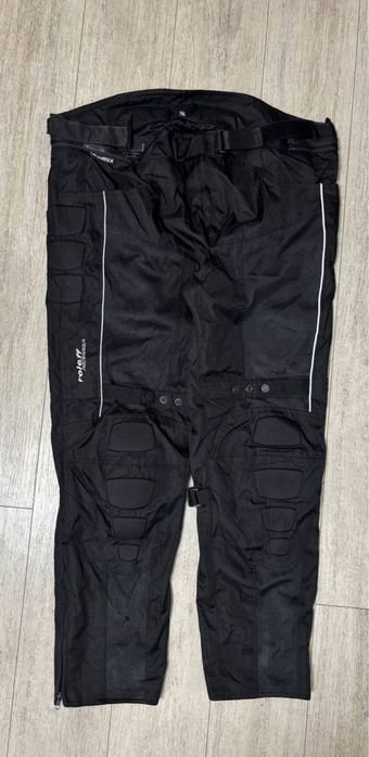 Uomo Pantaloni Neri 7XL