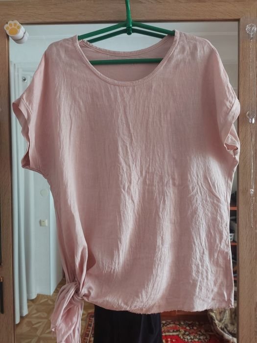 Femme Chemise Rose Taille Unique