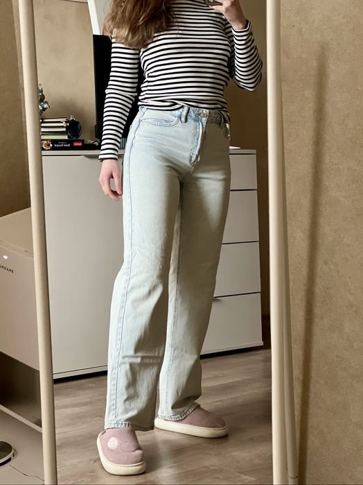 Femme Jeans Bleu 36