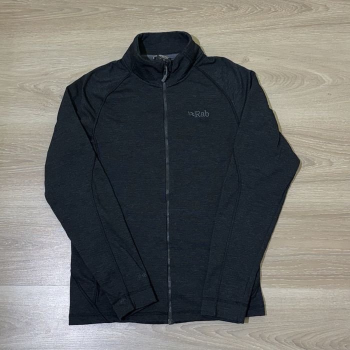 Men Rab Zip Hoodie Black Unknown S/M