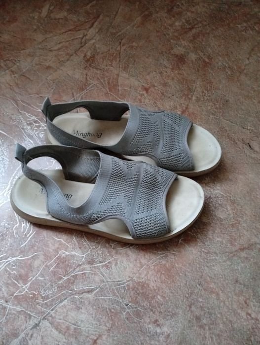 Damen Absatzschuhe Grau 40