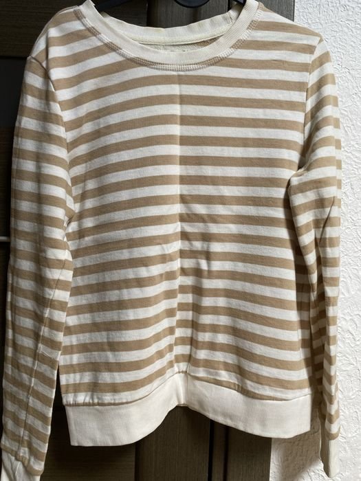 Damen Reserved Pullover Beige-Weiß 36