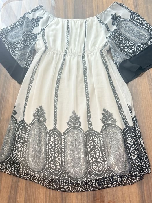 Damen Kleid Weiß Anderes Material 36