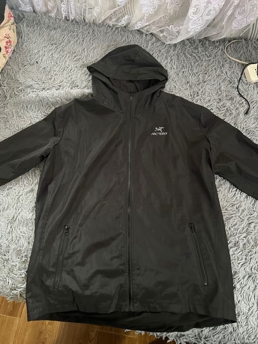 Мужской Arcteryx Ветровка Чёрный 44