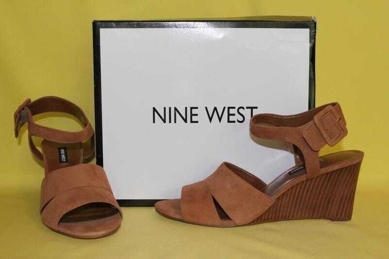 Damen Nine West Absätze Braun Leder 42
