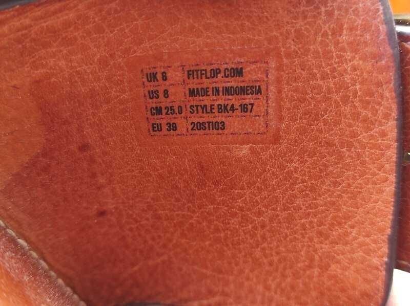 Femme Fitflop Sandales Marron Cuir 38