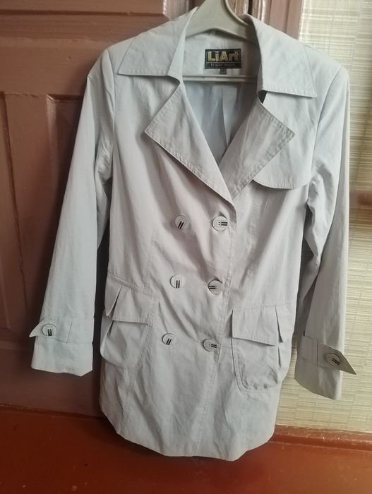 Damen Trenchcoat Grau 38