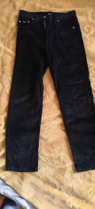 Men Hugo Boss Trousers Black Velvet