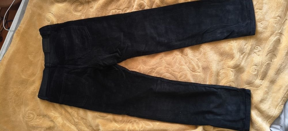 Men Hugo Boss Trousers Black Velvet