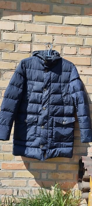 Homme Herno Parka Bleu Marine Duvet 52