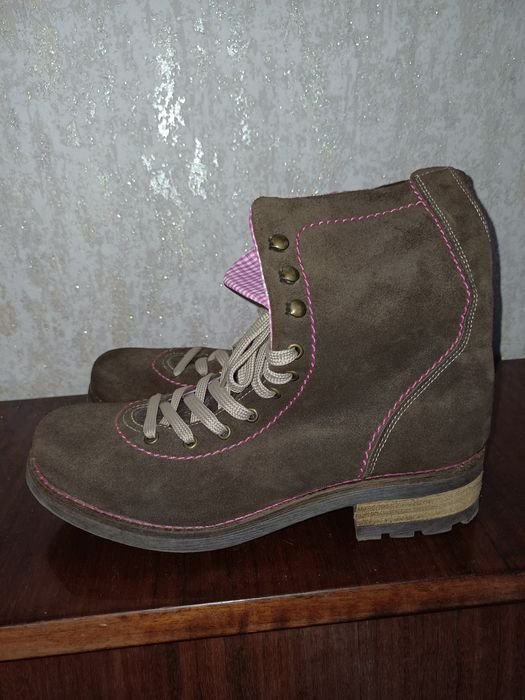 Uomo Stivali Multicolore Camoscio 42