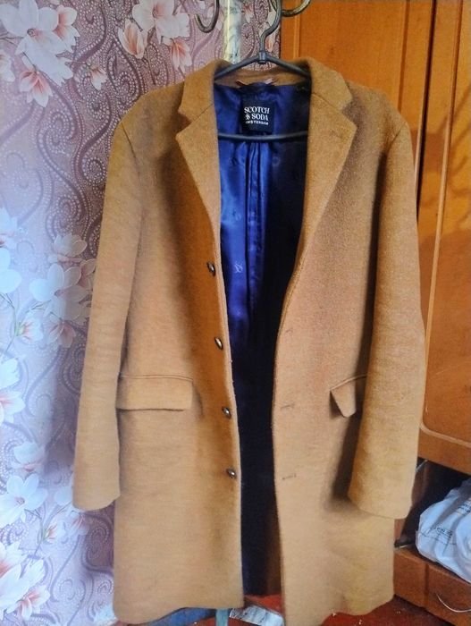 Uomo Scotch & Soda Cappotto Marrone Lana 38