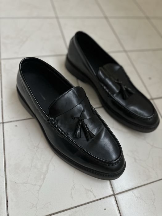 Uomo Loafers Neri Pelle Sintetica 44