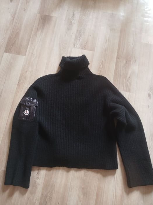Femme Moncler Pull Noir Laine 38