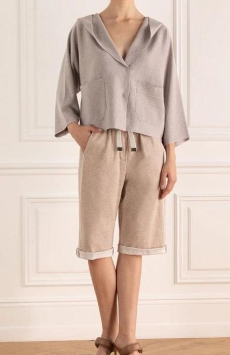 Damen Peserico Shorts Beige 34