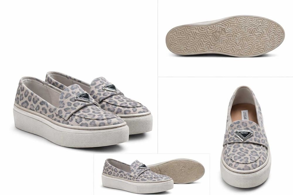 Donna Loafers Marrone Tessuto 38