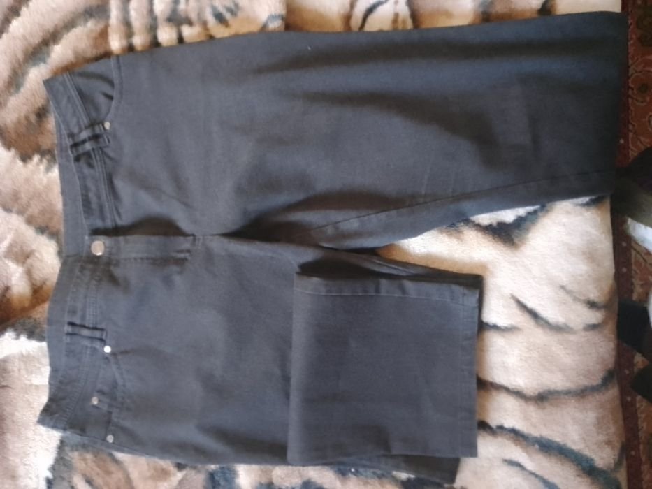 Uomo Jeans Nero Denim 36-38
