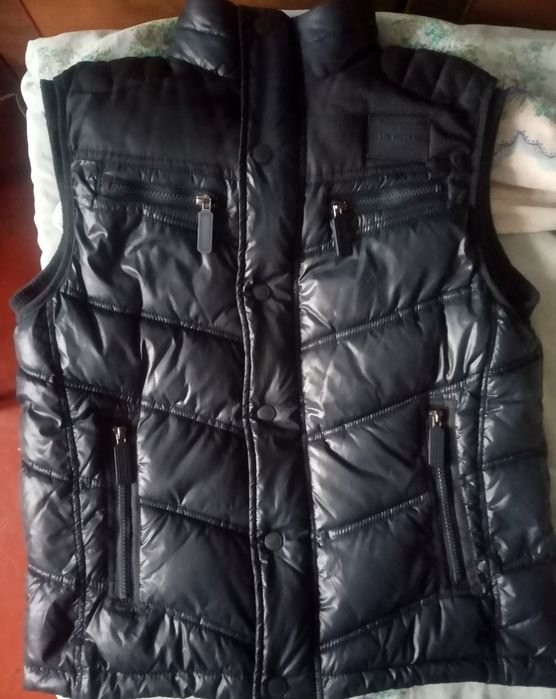 Donna Tom Tompson Gilet Blu Navy Altro Materiale