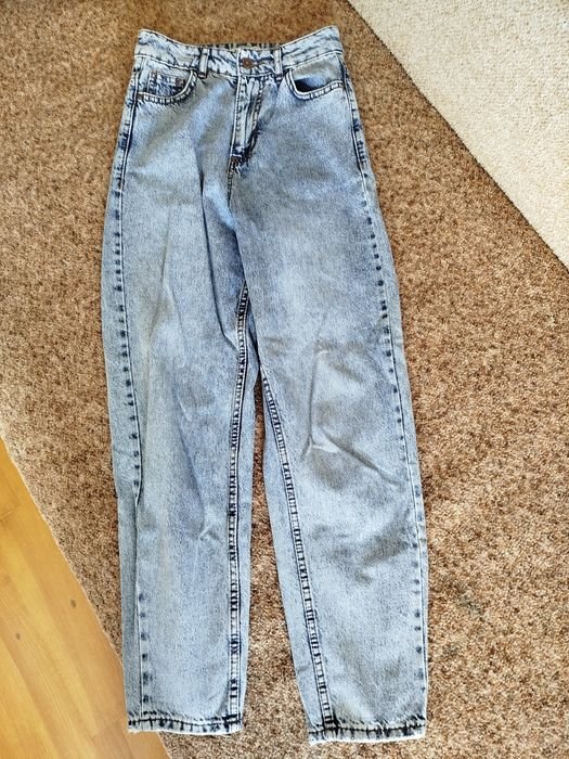 Uomo Jeans Blu Navy Denim 28