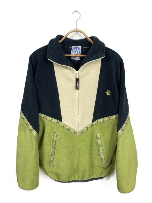 Мужской Jack Wolfskin Флис Зелёный Polartec 38