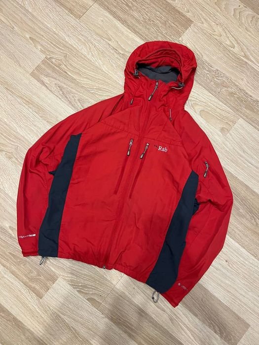 Men Rab Windbreaker Red 38