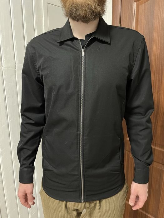 Homme Minimum Chemise Veste Noire M