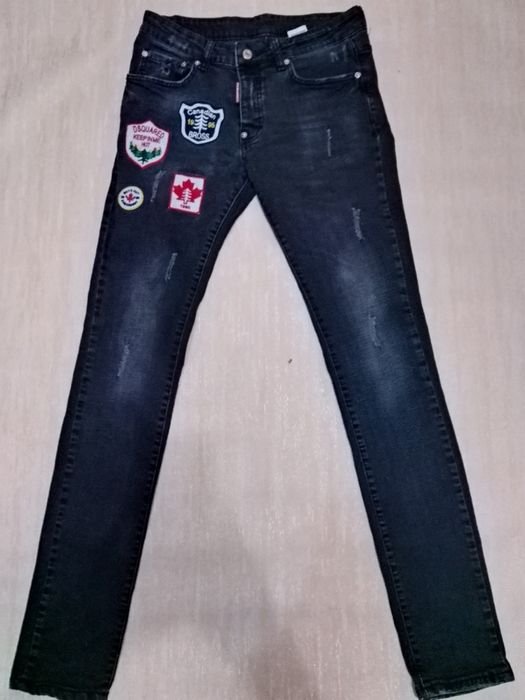 Herren Dsquared Jeans Schwarz Baumwolle 28
