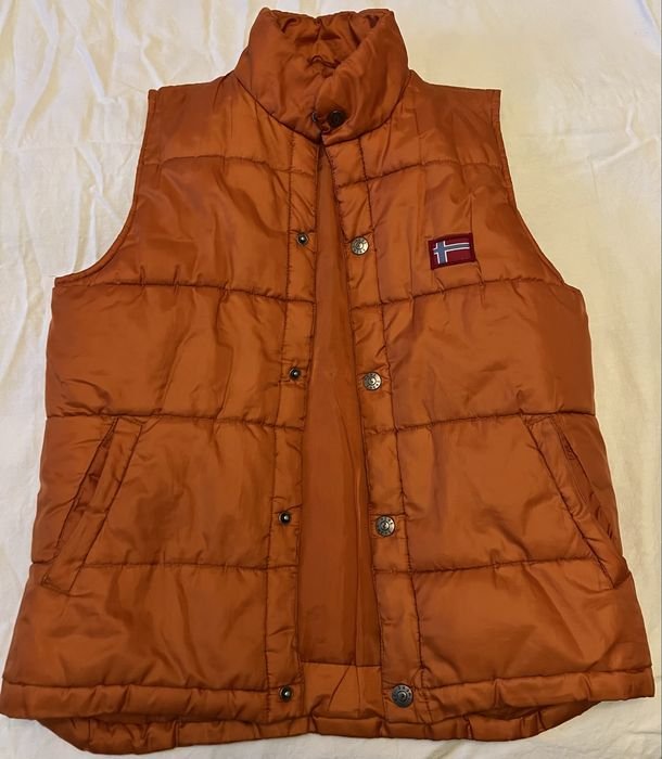 Donna Gilet Arancione 38