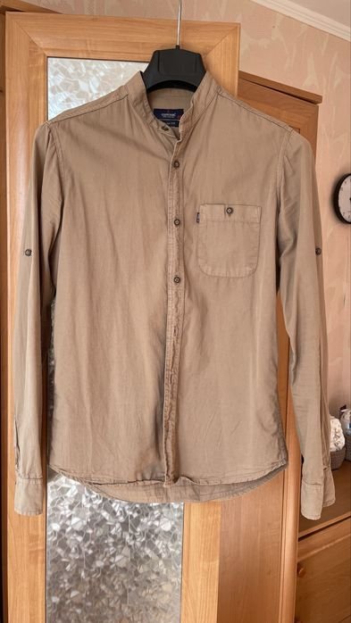 Men Shirt Beige