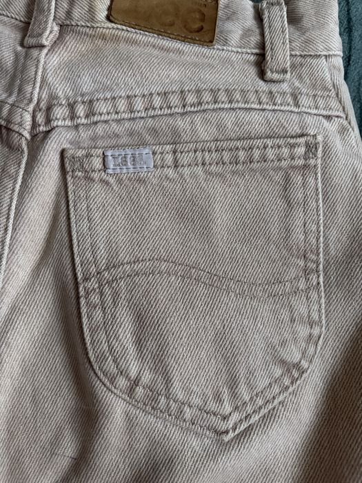 Men Lee Jeans Beige Denim 28