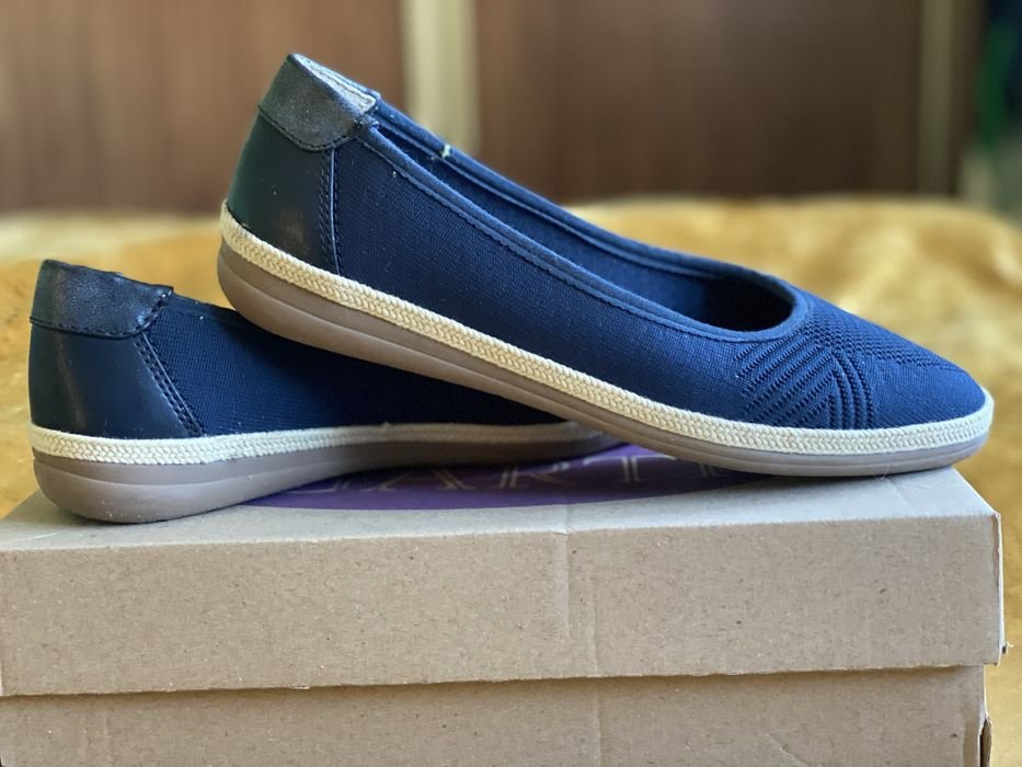 Women Heels Navy Textile 39