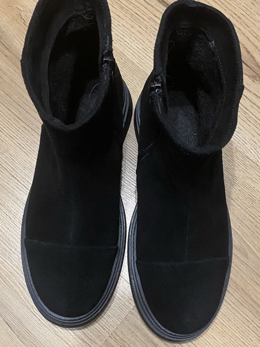 Donne Scarpe Nere In Pelle Scamosciata 40