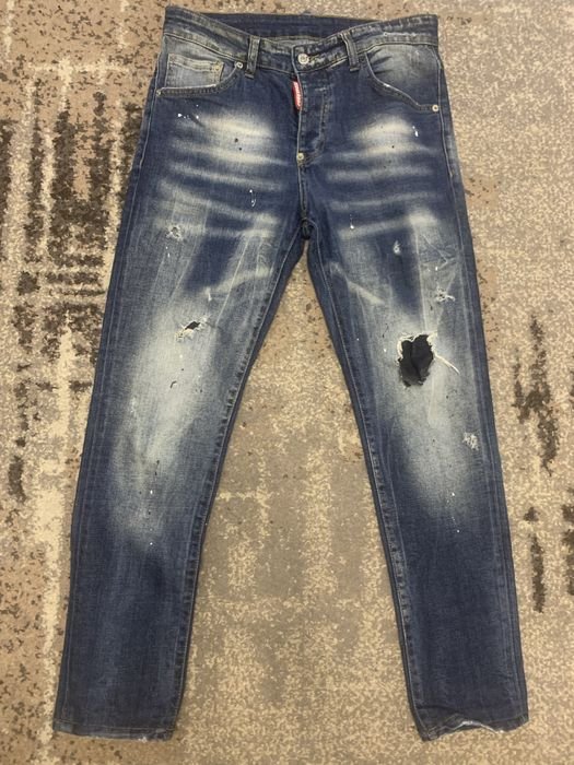 Herren Dsquared Jeans Marineblau Denim 30