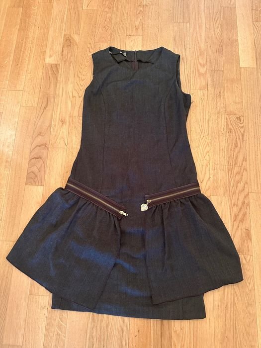 Donna Moschino Love Abito Marrone Lana 38