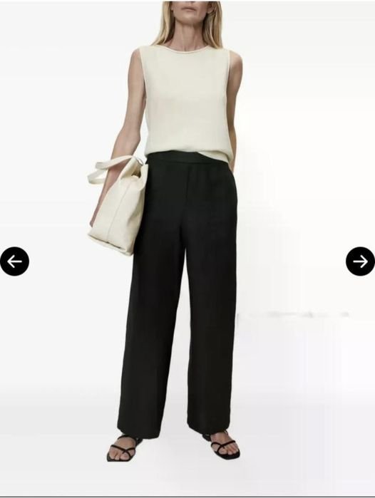 Homme Marc O'Polo Pantalons Noir Lin