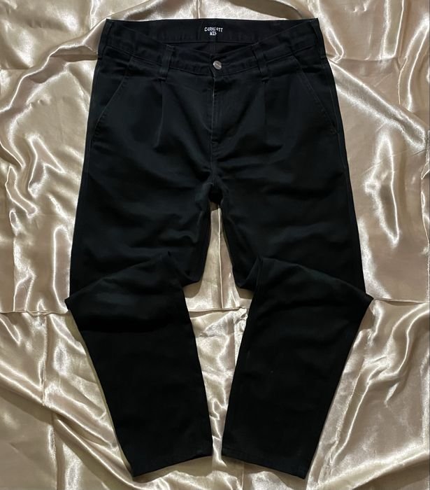 Мужские Carhartt WIP Штаны Чёрные 30