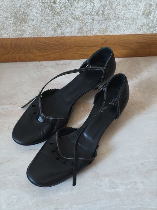 Женские Billi Bi Туфли Чёрные Кожа 38.5