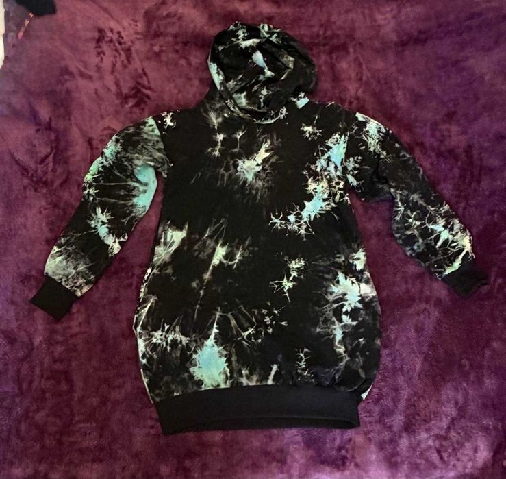 Женское Платье Чёрное Хлопок 34