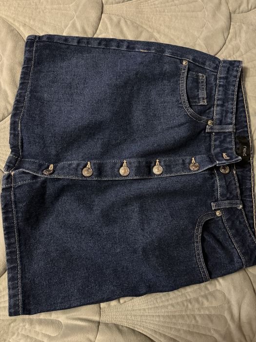 Women Denim Skirt Navy One size
