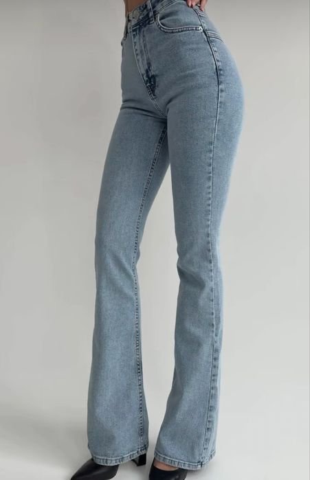 Women Jeans Flared Navy Other