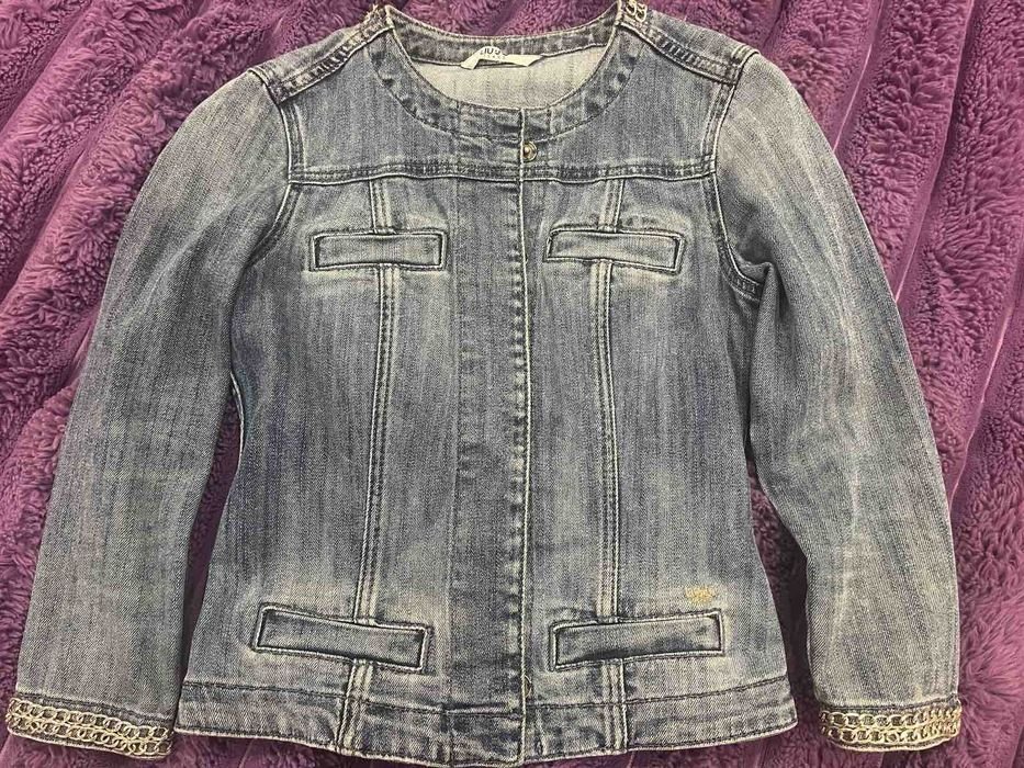 Femme Liu Jo Veste Bleu Marine Denim 36