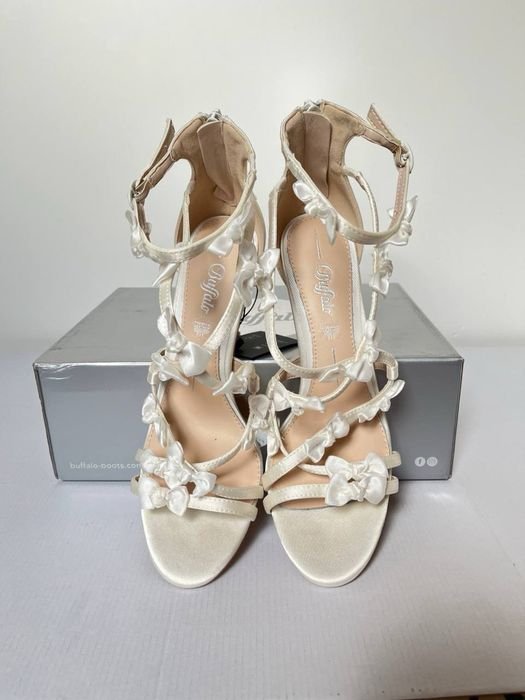 Femme Talons Blanc Textile 40