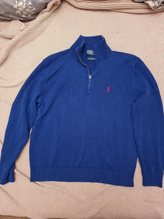 Мужской Ralph Lauren Светр Тёмно-синий Бавовна 38