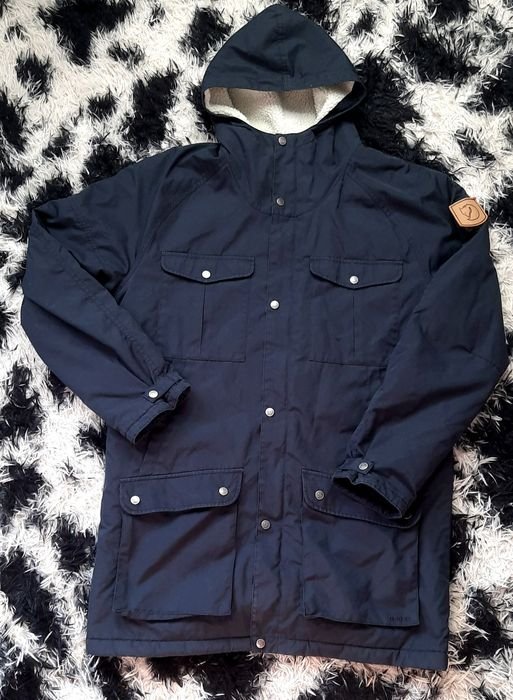 Men Fjallraven Parka Navy G-1000 40