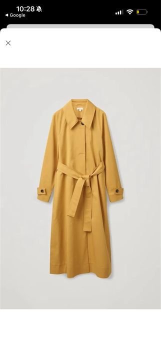 Women Colins Trench Mustard